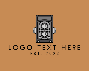 Video - Retro Film Camera logo design