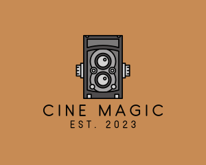 Film - Retro Film Camera logo design