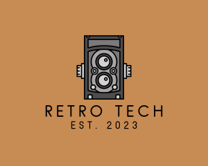 Retro Film Camera  logo design