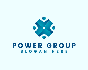 Group - People Social Community logo design