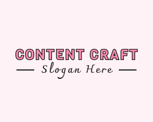 Feminine Craft Shop logo design