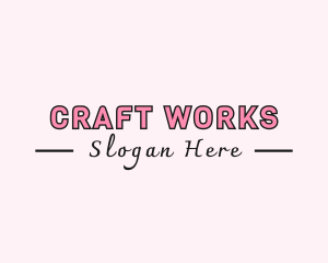 Feminine Craft Shop logo design