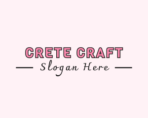 Feminine Craft Shop logo design