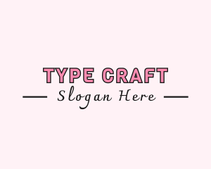 Feminine Craft Shop logo design