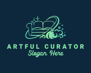 Couch Furniture Cleaning logo design