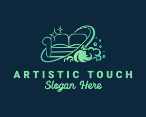 Couch Furniture Cleaning logo design