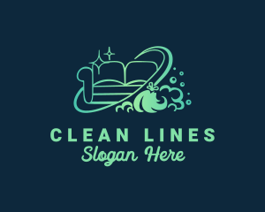 Couch Furniture Cleaning logo design