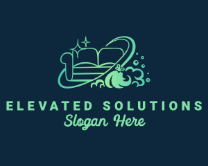 Couch Furniture Cleaning logo design