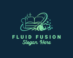 Couch Furniture Cleaning logo design