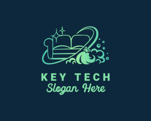 Couch Furniture Cleaning logo design