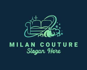 Couch Furniture Cleaning logo design