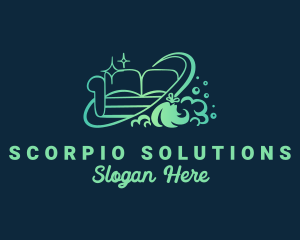 Couch Furniture Cleaning logo design