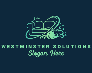 Couch Furniture Cleaning logo design