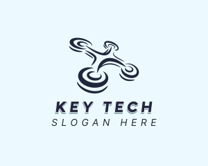 Tech Surveillance Drone logo design