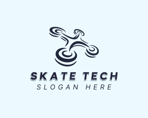 Tech Surveillance Drone logo design