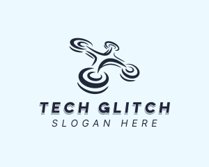 Tech Surveillance Drone logo design