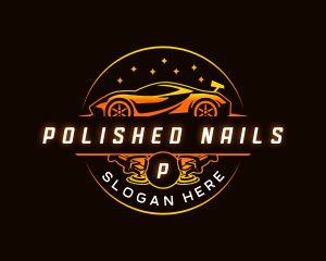 Automotive Car Polish Detailing logo design