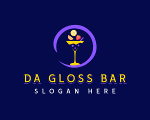 Cocktail Drink Bar logo design