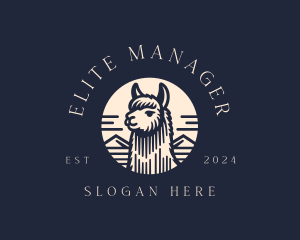 Alpaca Animal  logo design