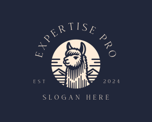 Alpaca Animal  logo design