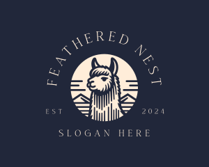 Alpaca Animal  logo design