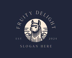 Alpaca Animal  logo design