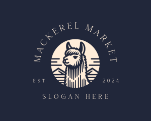 Alpaca Animal  logo design