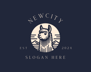 Alpaca Animal  logo design