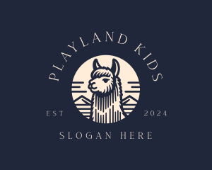 Alpaca Animal  logo design