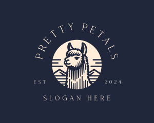 Alpaca Animal  logo design