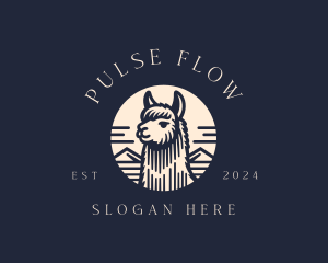 Alpaca Animal  logo design