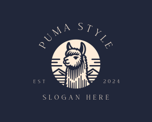 Alpaca Animal  logo design