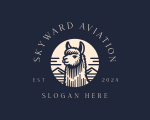 Alpaca Animal  logo design