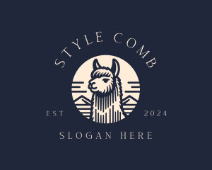 Alpaca Animal  logo design