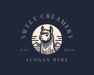 Alpaca Animal  logo design