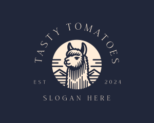 Alpaca Animal  logo design