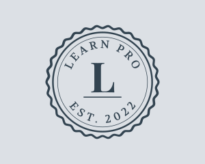 Teach - Publisher Writer Badge logo design