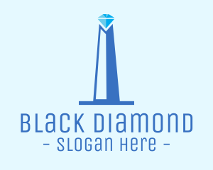 Diamond Obelisk Jewelry logo design