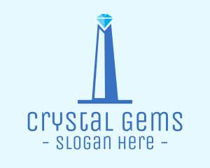 Diamond Obelisk Jewelry logo design