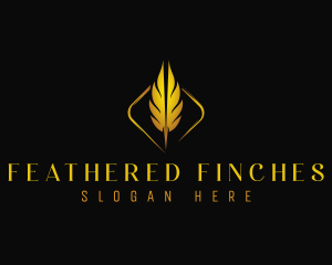 Feather Publishing Author logo design