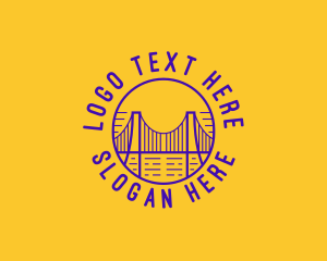 Sf - Golden Gate Bridge Tourism logo design