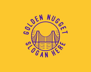 Golden Gate Bridge Tourism logo design