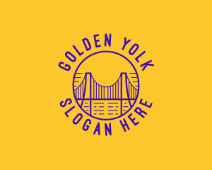 Golden Gate Bridge Tourism logo design