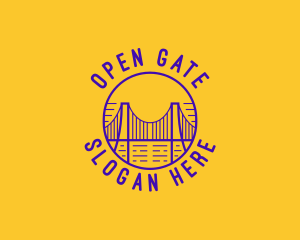 Golden Gate Bridge Tourism logo design