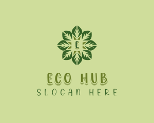 Eco Garden Wellness logo design