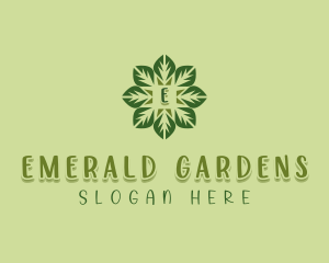 Eco Garden Wellness logo design