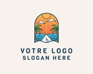 Mirage - Island Tourist Vacation logo design