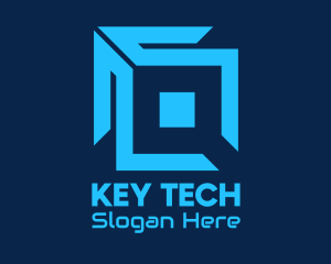 Blue Tech Software Program logo design