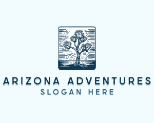 Arizona - Joshua Tree Arizona Desert logo design