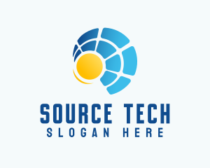 Source - Sun Solar Panel Energy logo design